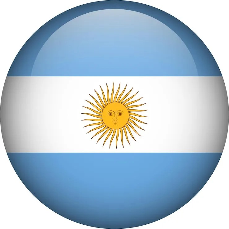 bandera argentina boton redondo.webp